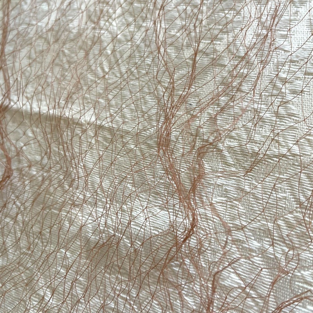 Vintage 1940s 17” Wide by 17” Long Veil Netting Deadstock Hat Trim Millinery - Picture 4 of 12